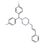 Piperazine,1-[bis(4-fluorophenyl)methyl]-4-(3-phenyl-2-propen-1-yl)-