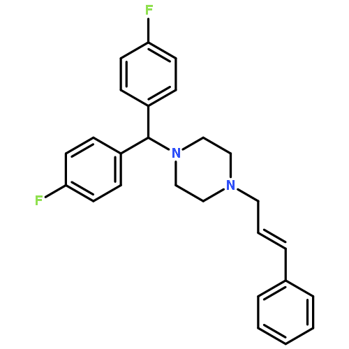 Piperazine,1-[bis(4-fluorophenyl)methyl]-4-(3-phenyl-2-propen-1-yl)-