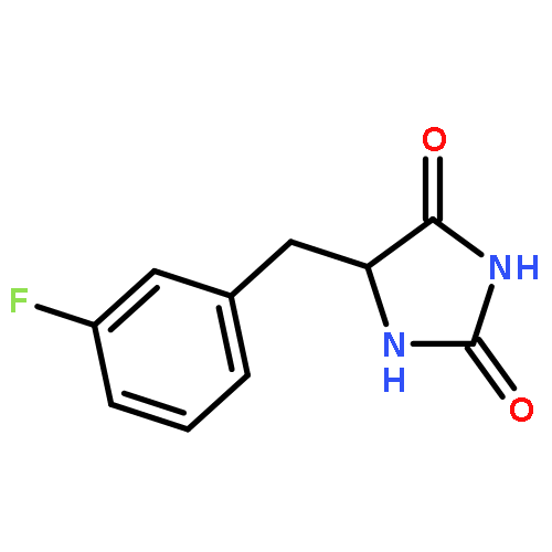 5-[(3-fluorophenyl)methyl]-2,4-Imidazolidinedione