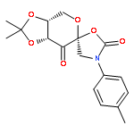 Spiro[6H-1,3-dioxolo[4,5-c]pyran-6,5'-oxazolidine]-2',7(4H)-dione,dihydro-2,2-dimethyl-3'-(4-methylphenyl)-, (3aR,5'S,7aR)-