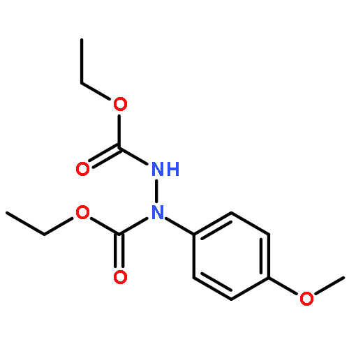 1,2-Hydrazinedicarboxylic acid, 1-(4-methoxyphenyl)-, diethyl ester