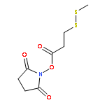 2,5-Pyrrolidinedione, 1-[3-(methyldithio)-1-oxopropoxy]-