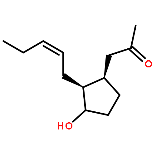 2-Propanone, 1-[(1R,2S)-3-hydroxy-2-(2Z)-2-pentenylcyclopentyl]-, rel-