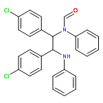 FORMAMIDE, N-[1,2-BIS(4-CHLOROPHENYL)-2-(PHENYLAMINO)ETHYL]-N-PHENYL-