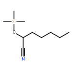 2-TRIMETHYLSILYLOXYHEPTANENITRILE