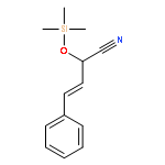 4-PHENYL-2-TRIMETHYLSILYLOXYBUT-3-ENENITRILE