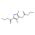 Ethyl 4-(2-ethoxy-2-oxoethyl)-3,5-dimethyl-1H-pyrrole-2-carboxylate