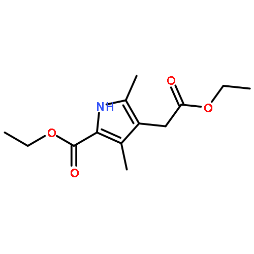 Ethyl 4-(2-ethoxy-2-oxoethyl)-3,5-dimethyl-1H-pyrrole-2-carboxylate