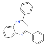 2,4-diphenyl-2,3-dihydro-1H-1,5-benzodiazepine