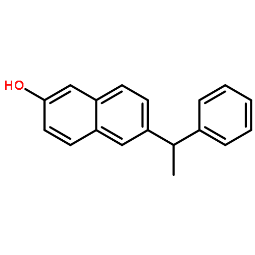 2-NAPHTHALENOL, 6-(1-PHENYLETHYL)-