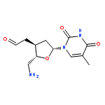 THYMIDINE, 5'-AMINO-3',5'-DIDEOXY-3'-(2-OXOETHYL)-