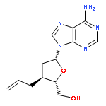 ADENOSINE, 2',3'-DIDEOXY-3'-(2-PROPENYL)-