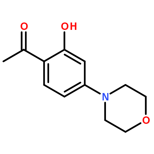 1-(2-hydroxy-4-morpholin-4-ylphenyl)ethanone