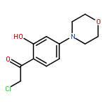 Ethanone, 2-chloro-1-[2-hydroxy-4-(4-morpholinyl)phenyl]-