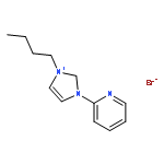 1H-IMIDAZOLIUM, 1-BUTYL-3-(2-PYRIDINYL)-, BROMIDE