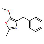 OXAZOLE, 5-METHOXY-2-METHYL-4-(PHENYLMETHYL)-