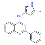 4-QUINAZOLINAMINE, N-(5-METHYL-1H-PYRAZOL-3-YL)-2-PHENYL-