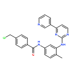 4-(Chloromethyl)-N-(4-methyl-3-((4-(pyridin-3-yl)pyrimidin-2-yl)amino)phenyl)benzamide