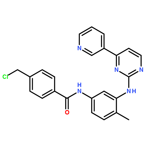 4-(Chloromethyl)-N-(4-methyl-3-((4-(pyridin-3-yl)pyrimidin-2-yl)amino)phenyl)benzamide