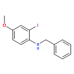 BENZENEMETHANAMINE, N-(2-IODO-4-METHOXYPHENYL)-