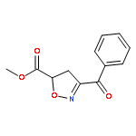 5-Isoxazolecarboxylic acid, 3-benzoyl-4,5-dihydro-, methyl ester