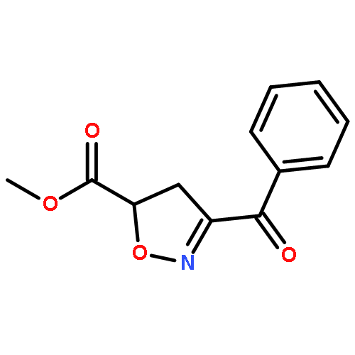 5-Isoxazolecarboxylic acid, 3-benzoyl-4,5-dihydro-, methyl ester