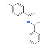 BENZAMIDE, 4-FLUORO-N-[(1R)-1-PHENYLETHYL]-