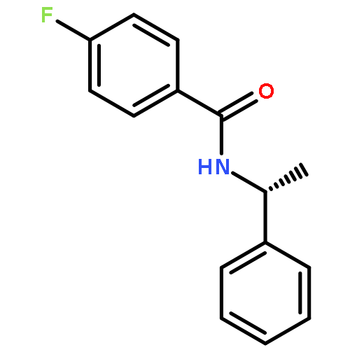 BENZAMIDE, 4-FLUORO-N-[(1R)-1-PHENYLETHYL]-