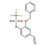 Methanesulfonic acid, trifluoro-, 4-formyl-2-(phenylmethoxy)phenyl ester