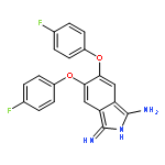 1H-Isoindol-3-amine, 5,6-bis(4-fluorophenoxy)-1-imino-