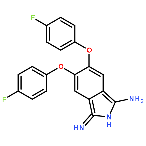 1H-Isoindol-3-amine, 5,6-bis(4-fluorophenoxy)-1-imino-