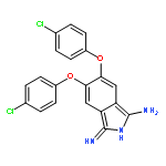 1H-ISOINDOL-3-AMINE, 5,6-BIS(4-CHLOROPHENOXY)-1-IMINO-