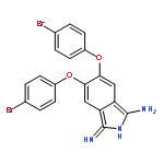 1H-Isoindol-3-amine, 5,6-bis(4-bromophenoxy)-1-imino-