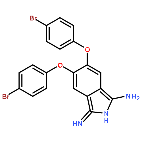 1H-Isoindol-3-amine, 5,6-bis(4-bromophenoxy)-1-imino-