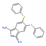 1H-ISOINDOL-3-AMINE, 1-IMINO-5,6-BIS(PHENYLTHIO)-