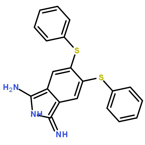 1H-ISOINDOL-3-AMINE, 1-IMINO-5,6-BIS(PHENYLTHIO)-