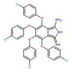 1H-ISOINDOL-3-AMINE, 4,5,6,7-TETRAKIS(4-CHLOROPHENOXY)-1-IMINO-