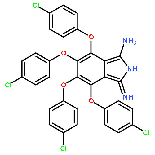 1H-ISOINDOL-3-AMINE, 4,5,6,7-TETRAKIS(4-CHLOROPHENOXY)-1-IMINO-