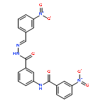 <br>3-nitro-N-(3-{[(2E)-2-(3-nitrobenzylidene)hydrazino]carbonyl}phenyl)benzami de