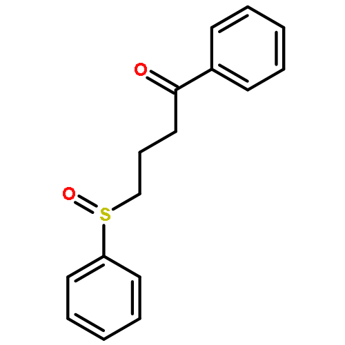 1-Butanone, 1-phenyl-4-(phenylsulfinyl)-