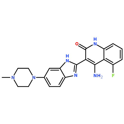 4-amino-5-fluoro-3-[5-(4-methylpiperazin-1-yl)-1h-benzimidazol-2-yl]quinolin-2(1h)-one