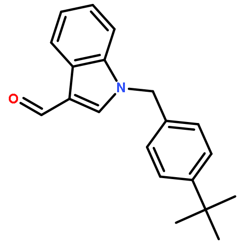 1-[(4-TERT-BUTYLPHENYL)METHYL]INDOLE-3-CARBALDEHYDE