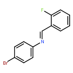 BENZENAMINE, 4-BROMO-N-[(2-FLUOROPHENYL)METHYLENE]-