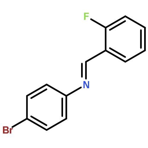 BENZENAMINE, 4-BROMO-N-[(2-FLUOROPHENYL)METHYLENE]-