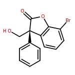 2(3H)-BENZOFURANONE, 7-BROMO-3-(HYDROXYMETHYL)-3-PHENYL-, (3R)-