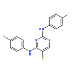 2,4-PYRIMIDINEDIAMINE, 5-FLUORO-N,N'-BIS(4-FLUOROPHENYL)-