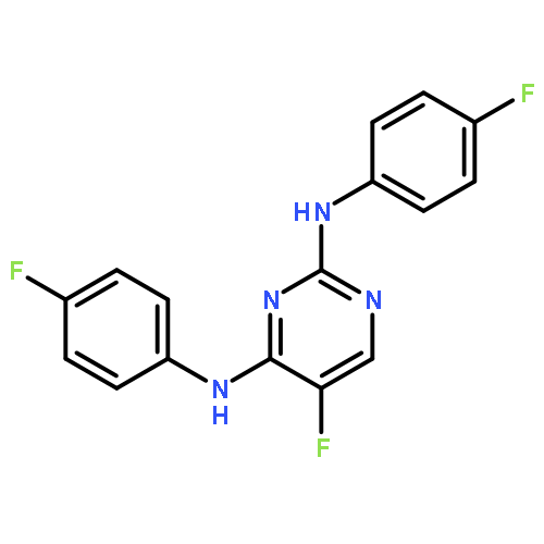 2,4-PYRIMIDINEDIAMINE, 5-FLUORO-N,N'-BIS(4-FLUOROPHENYL)-