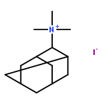 Tricyclo[3.3.1.13,7]decan-2-aminium, N,N,N-trimethyl-, iodide