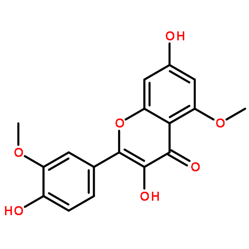 3,7-dihydroxy-2-(4-hydroxy-3-methoxy-phenyl)-5-methoxy-chromen-4-one