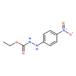 Hydrazinecarboxylic acid, 2-(4-nitrophenyl)-, ethyl ester